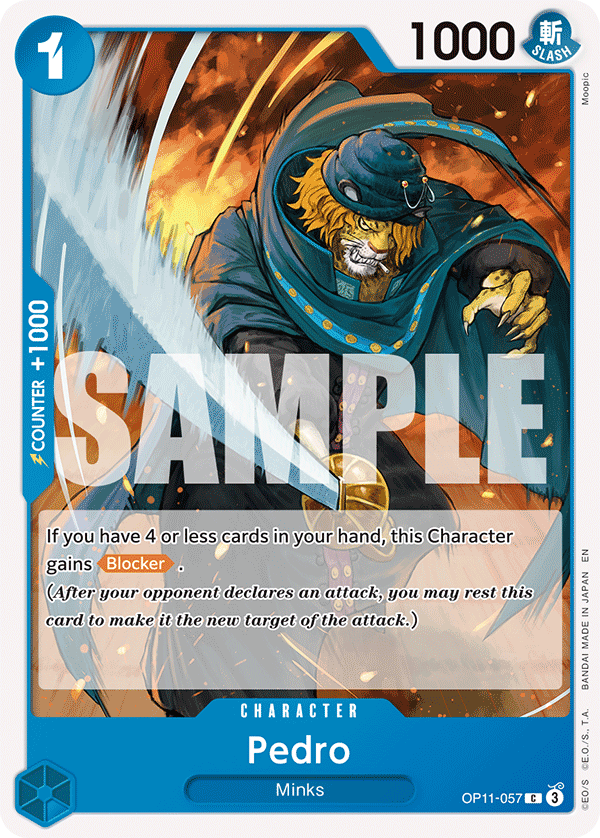 Pedro (Character) (OP11-057) (C)