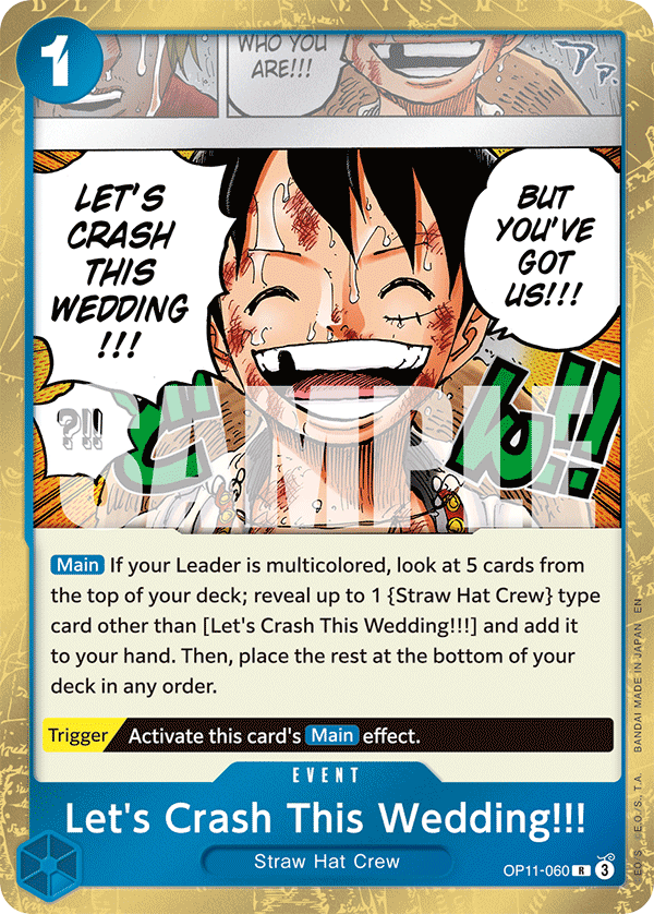 Let’s Crash This Wedding !!! (Event) (OP11-060) (R)