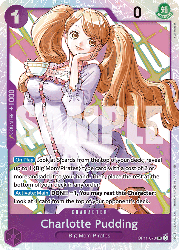 Charlotte Pudding (Character) (OP11-070) (SR)