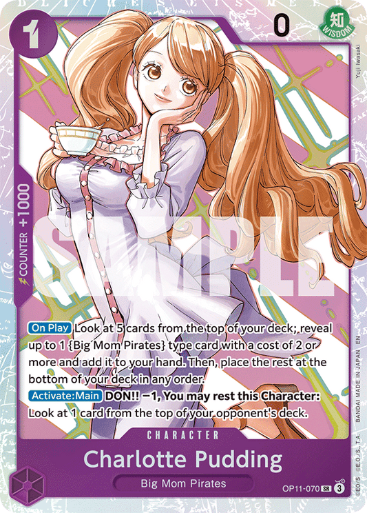 Charlotte Pudding (Character) (OP11-070) (SR)