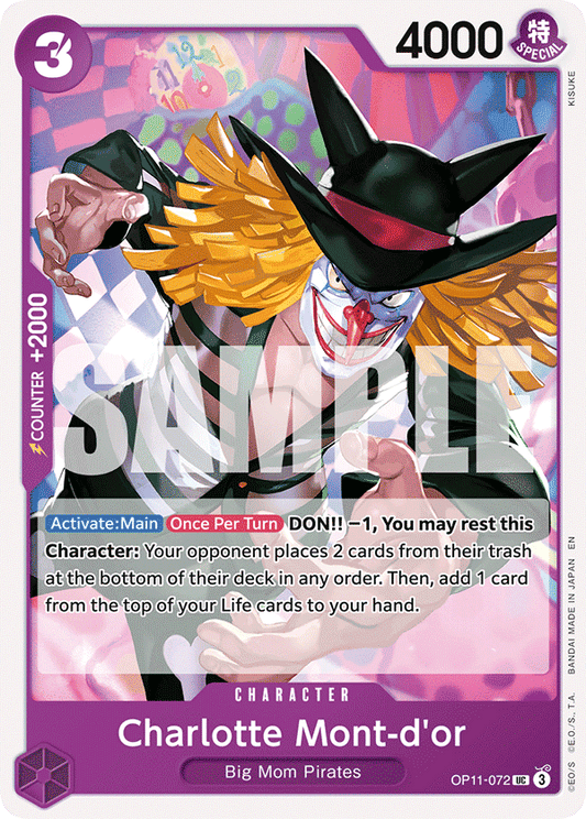 Charlotte Mont-d’or (Character) (OP11-072) (UC)