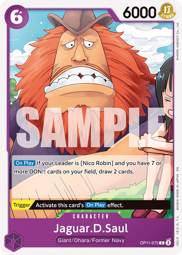 Jaguar D Saul (Character) (OP11-075) (C)