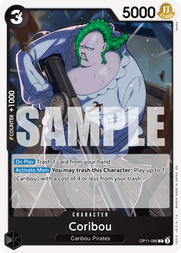 Coribou (Character) (OP11-086) (C)