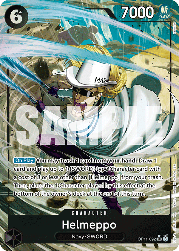 Helmeppo (Character) (OP11-092) (SR) (Alternate Art)