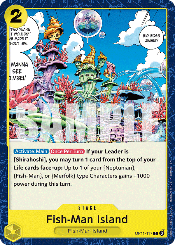 Fish-Man Island (Stage) (OP11-117) (C)
