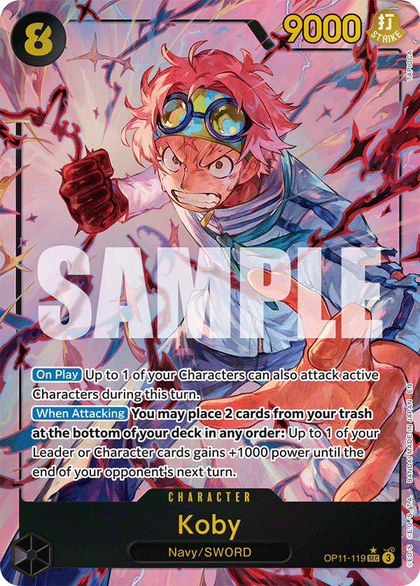 Koby (Character) (OP11-119) (SEC) (Alternate Art)
