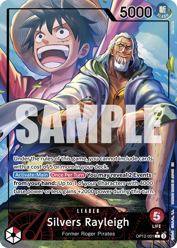 Silvers Rayleigh (Leader) (OP12-001) (Alternate Art)