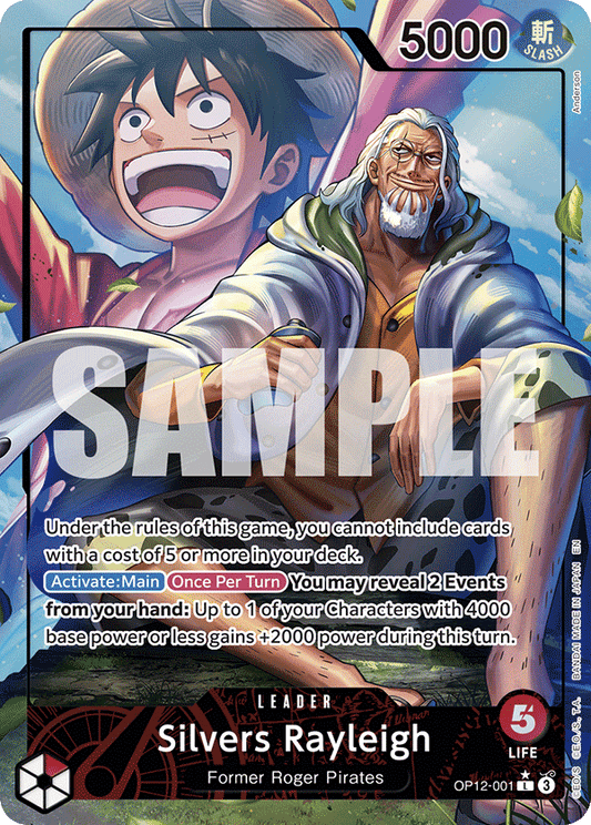 Silvers Rayleigh (Leader) (OP12-001) (Alternate Art)