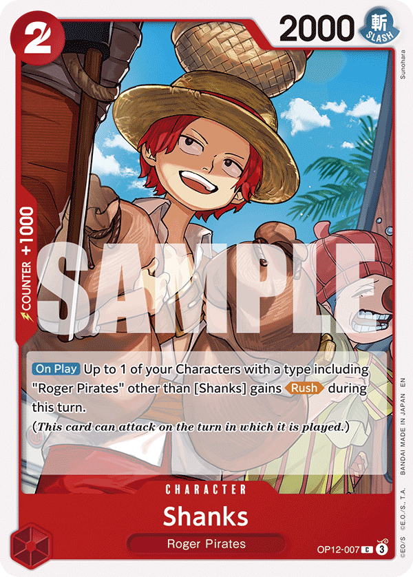 Shanks (Character) (OP12-007) (C)