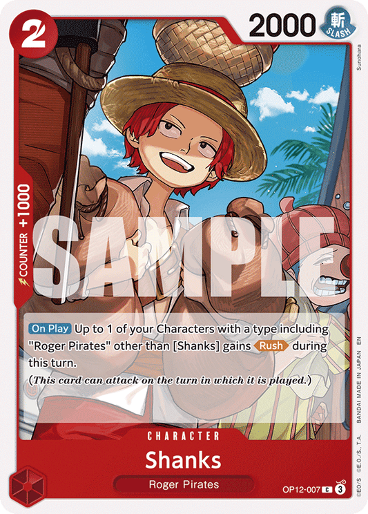 Shanks (Character) (OP12-007) (C)