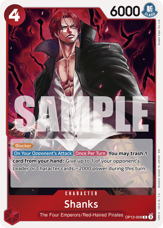 Shanks (Character) (OP12-008) (R)