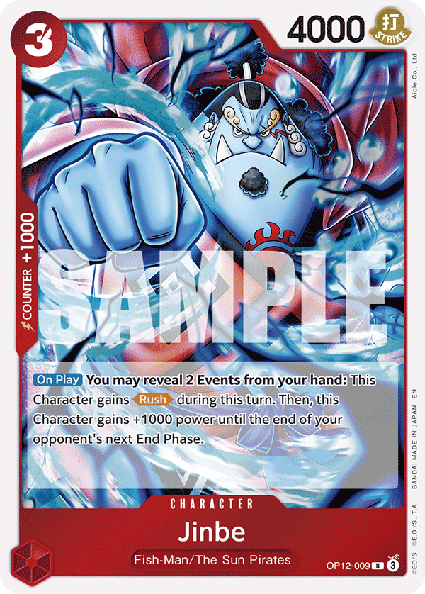 Jinbe (Character) (OP12-009) (R)