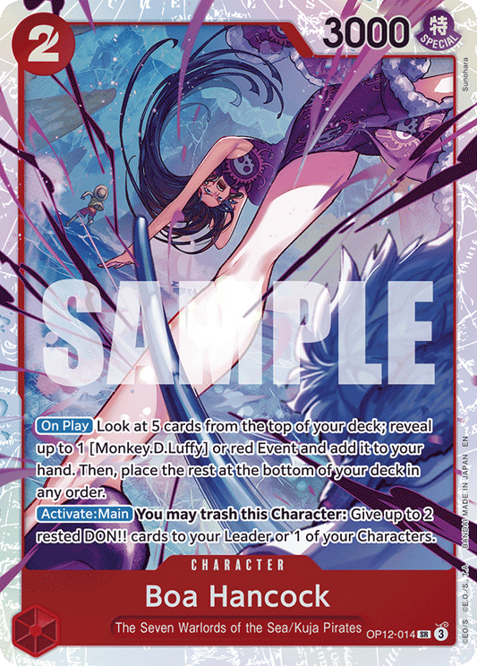 Boa Hancock (Character) (OP12-014) (SR)