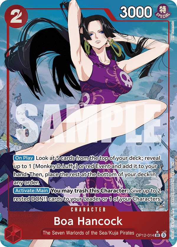 Boa Hancock (Character) (OP12-014) (SR) (Alternate Art)