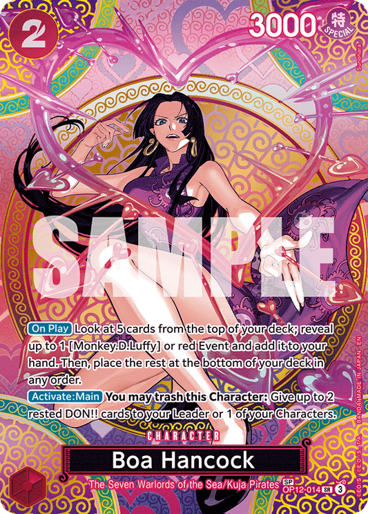 Boa Hancock (Character) (OP12-014) (SR) (OP15 Reprint) (SP)