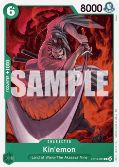 Kin'emon (Zoro Deck) (Character) (OP12-025) (C) (Learn To Play Reprint)