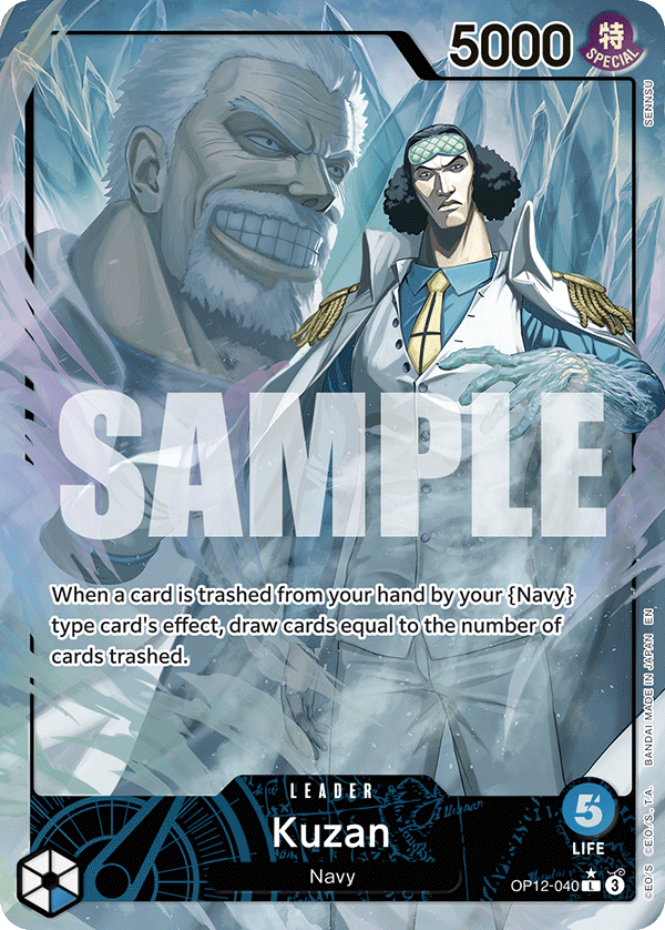 Kuzan (Leader) (OP12-040) (Alternate Art)