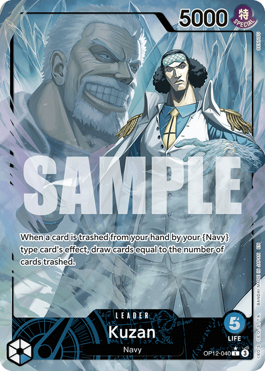 Kuzan (Leader) (OP12-040) (Alternate Art)