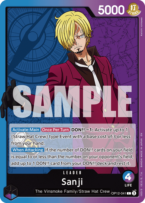 Sanji (Leader) (OP12-041) (L)