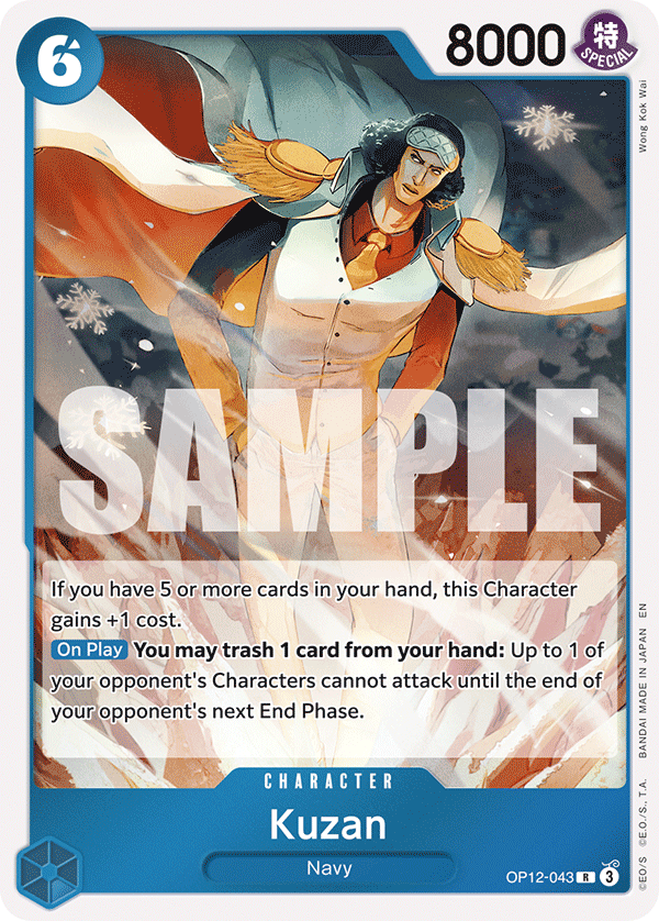 Kuzan (Character) (OP12-043) (R)