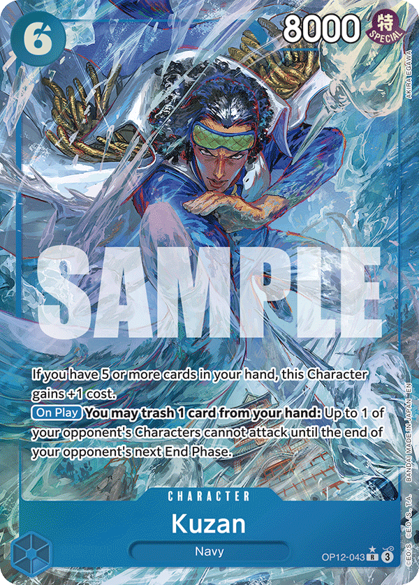 Kuzan (Character) (OP12-043) (R) (Alternate Art)
