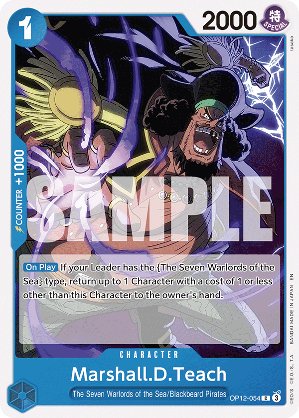 Marshall D Teach (Character) (OP12-054) (C)