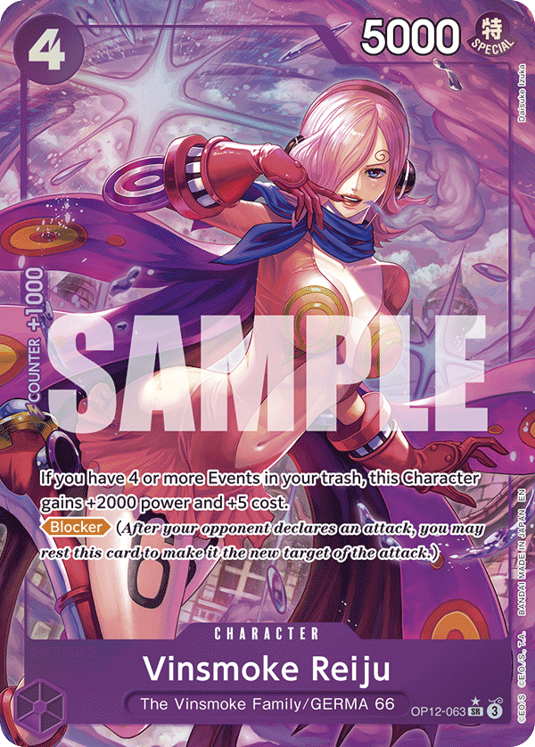 Vinsmoke Reiju (Character) (OP12-063) (SR) (Alternate Art)
