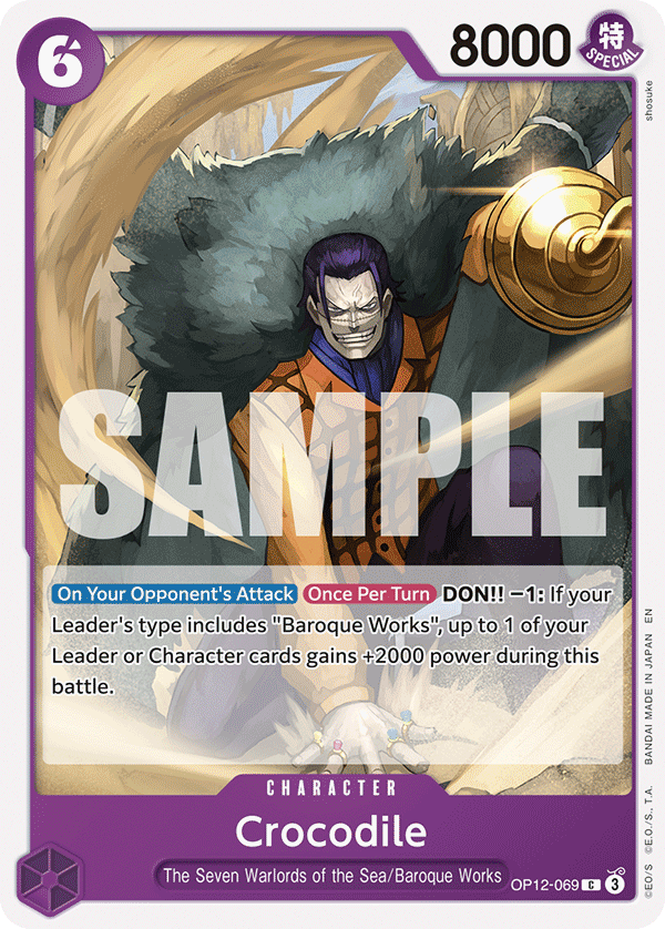Crocodile (Character) (OP12-069) (C)