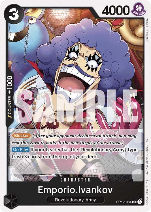 Emporio Ivankov (Character) (OP12-084) (UC)