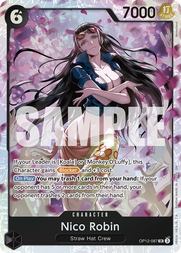Nico Robin (Character) (OP12-087) (SR)