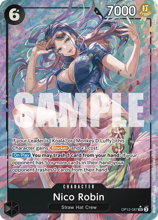 Nico Robin (Character) (OP12-087) (SR) (Alternate Art)