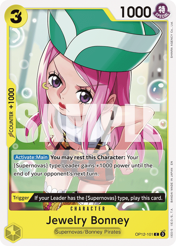 Jewelry Bonney (Character) (OP12-101) (C)