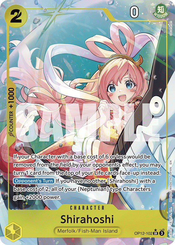 Shirahoshi (Character) (OP12-102) (SR) (Alternate Art)
