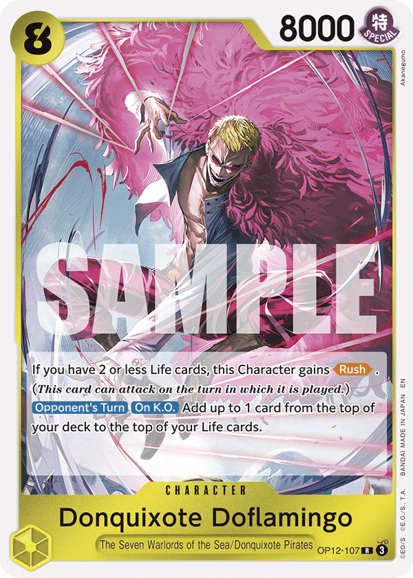 Donquixote Doflamingo (Character) (OP12-107) (R)