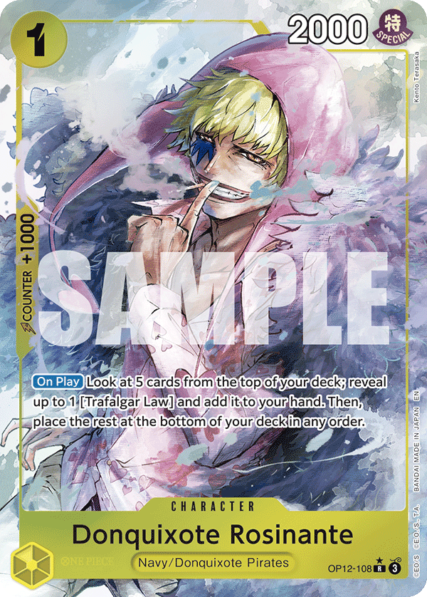 Donquixote Rosinante (Character) (OP12-108) (R) (Alternate Art)