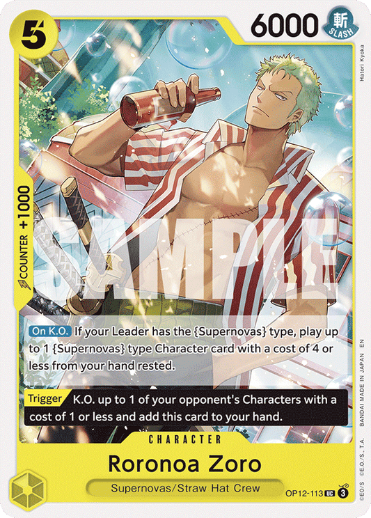 Roronoa Zoro (Character) (OP12-113) (UC)