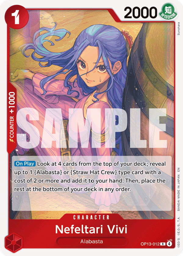 Nefeltari Vivi (Character) (OP13-012) (R)