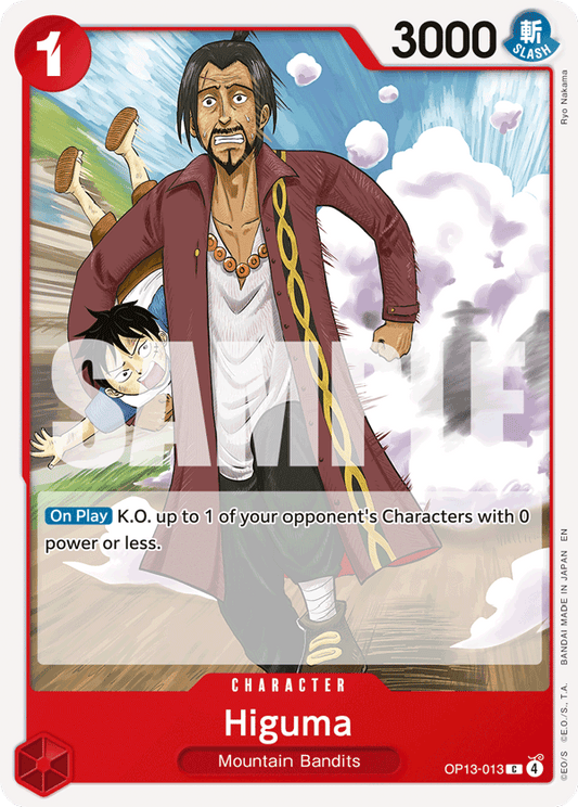 Higuma (Character) (OP13-013) (C)