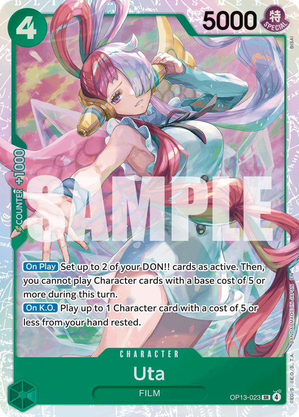 Uta (Character) (OP13-023) (SR)