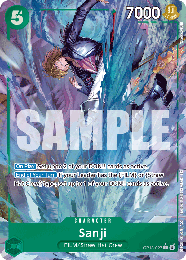 Sanji (Character) (OP13-027) (R) (Alternate Art)