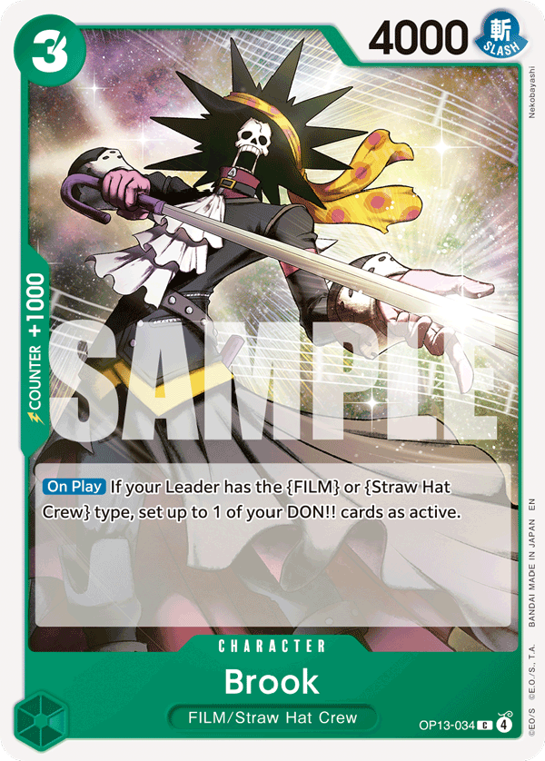 Brook (Character) (OP13-034) (C)