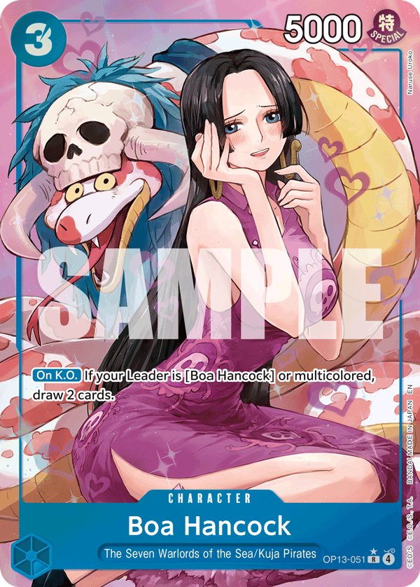 Boa Hancock (Character) (OP13-051) (R) (Alternate Art)