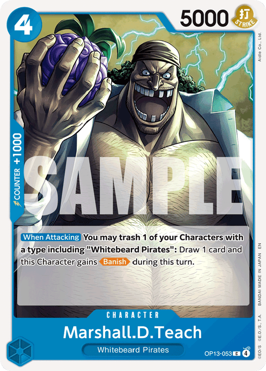 Marshall D Teach (Character) (OP13-053) (C)