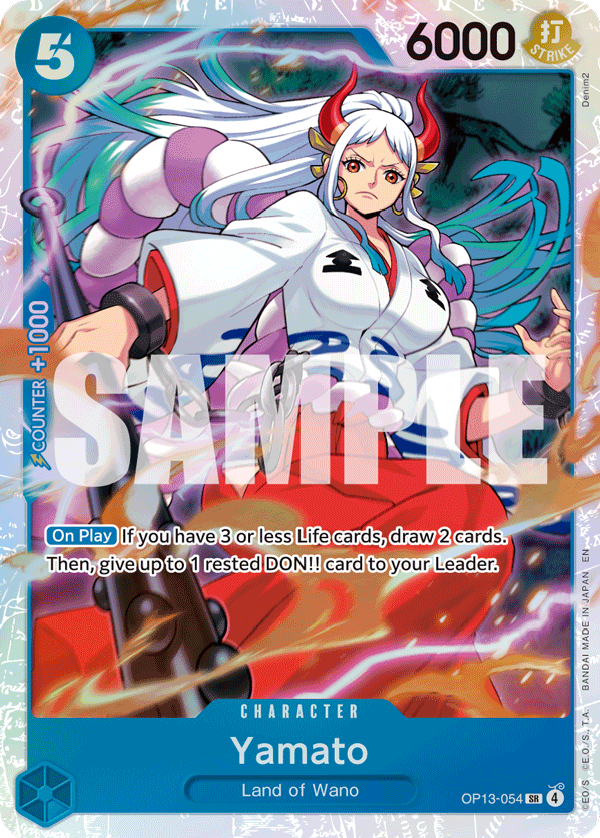 Yamato (Character) (OP13-054) (SR)