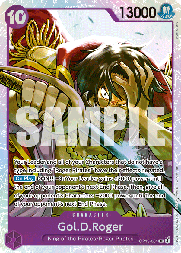 Gol D Roger (Character) (OP13-064) (SR)