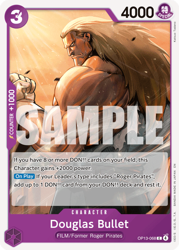 Douglas Bullet (Character) (OP13-068) (C)