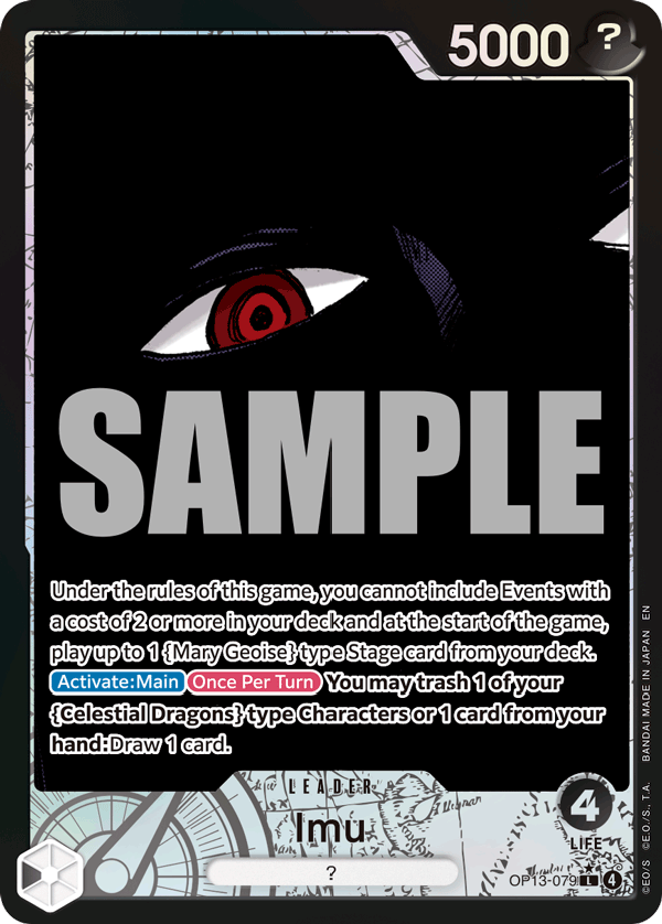 Imu (Leader) (OP13-079) (L) (Alternate Art)