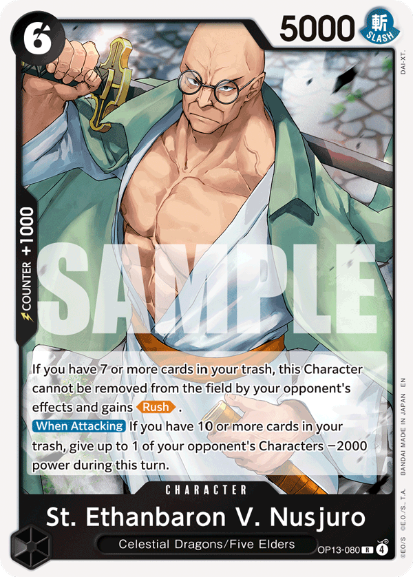 St Ethanbaron V Nusjuro (Character) (OP13-080) (R)