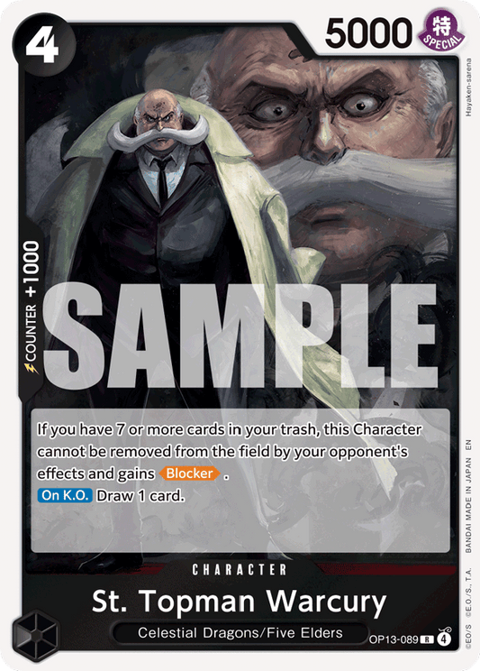 St Topman Warcury (Character) (OP13-089) (R)