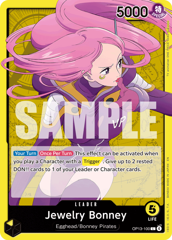 Jewelry Bonney (Leader) (OP13-100) (L)